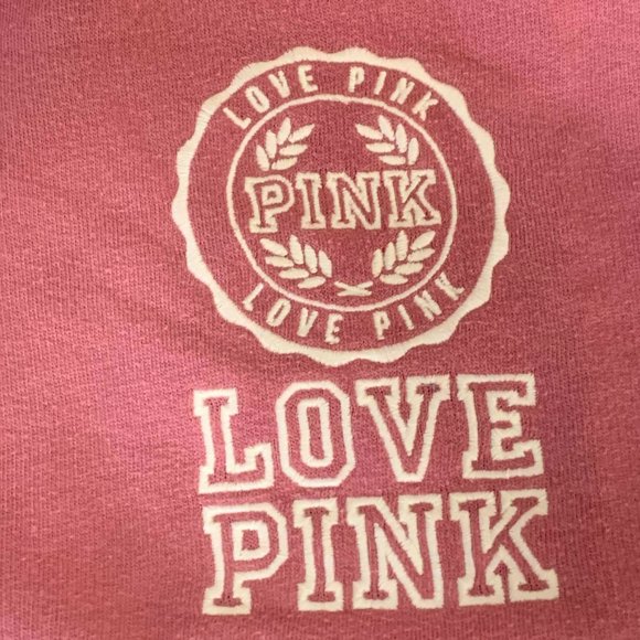 PINK Victoria Secret pink, grey, white quarter zip - size XS - Picture 4 of 5